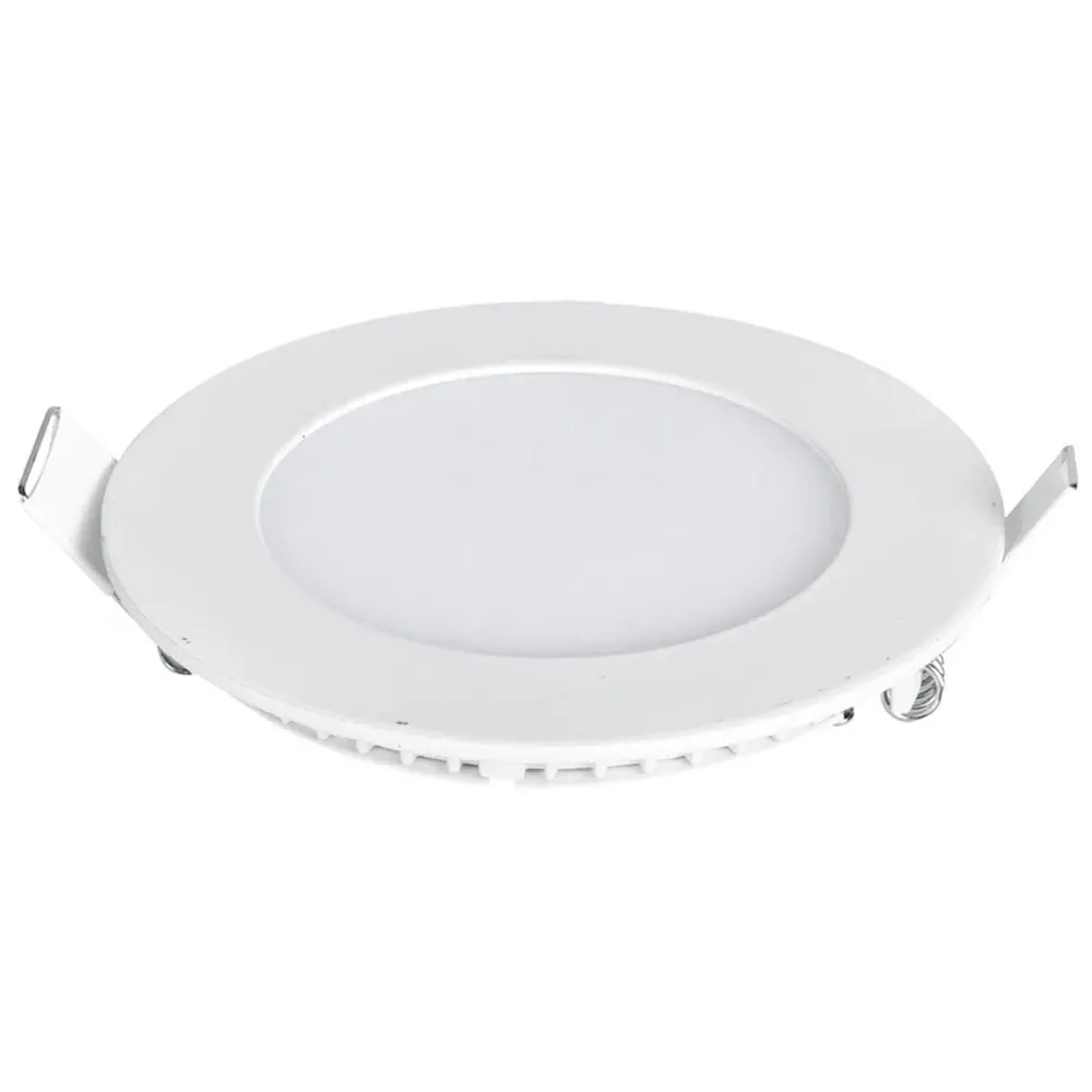 12W 6000K Round LED Panel Recessed Downlight 4 Pack