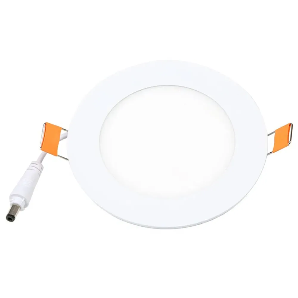 18W 3000K Round LED Panel Recessed Downlight 4 Pack