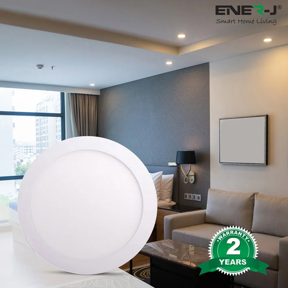 18W 4000K Round LED Panel Recessed Downlight 4 Pack