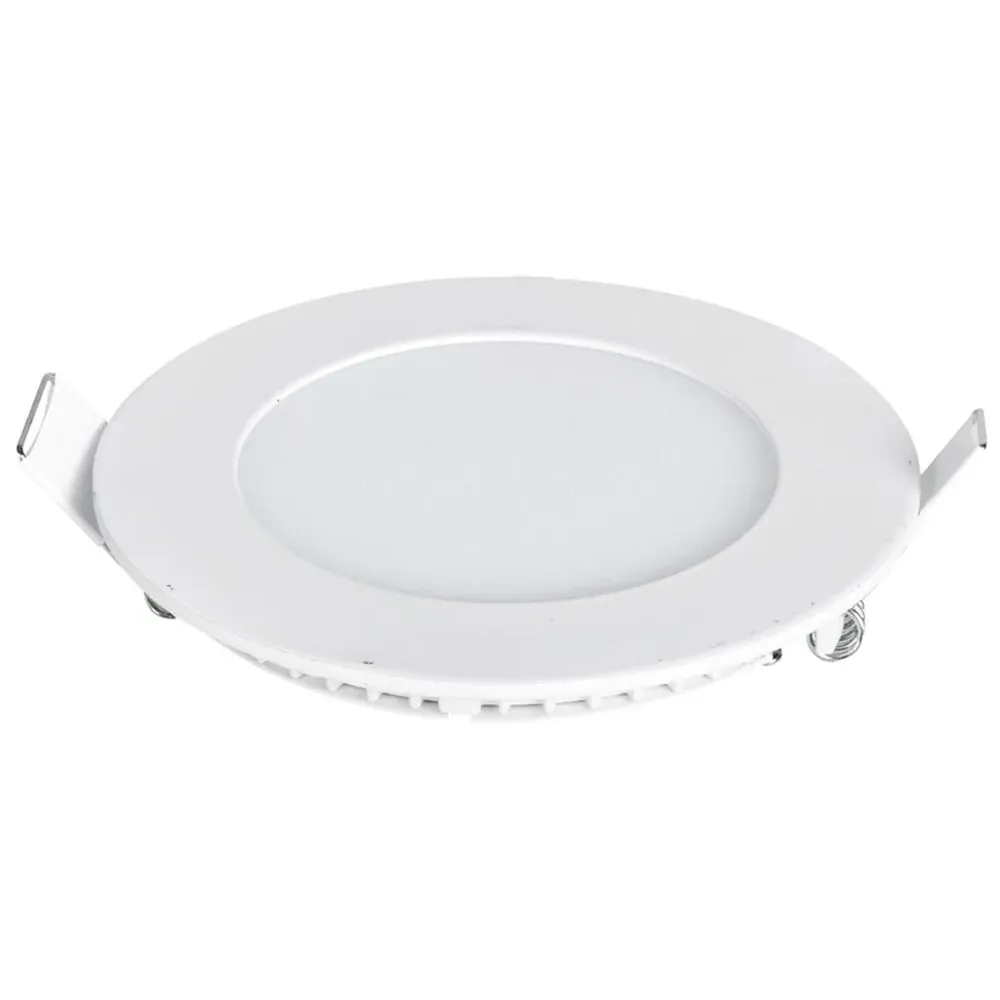 6W 4000K Round LED Panel Recessed Downlight 4 Pack
