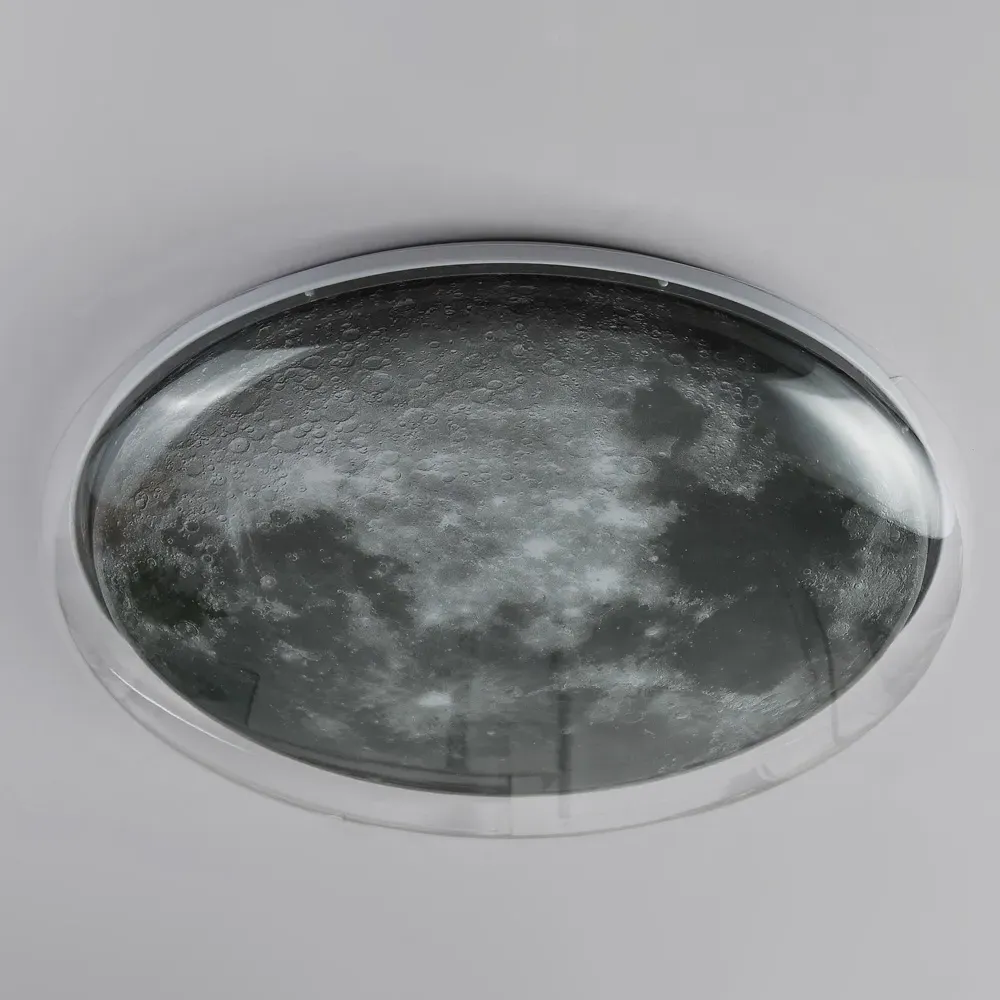 Double Layer Moon Ceiling and Wall Light - White