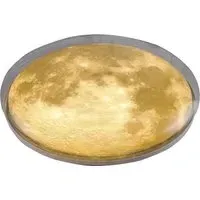 Double Layer Moon Ceiling and Wall Light - White