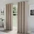 Austin Blackout Eyelet Thermal Curtains - Natural, Polyester