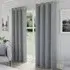 Austin Thermal Blackout Eyelet Curtains - Grey