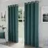 Austin Thermal Blackout Eyelet Curtains - Teal