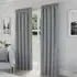 Dallas Thermal Blackout Pencil Pleat Curtains - Grey