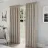 Dallas Thermal Blackout Pencil Pleat Curtains - Natural