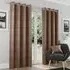 Goodwood Thermal Eyelet Curtains - Bronze, Polyester