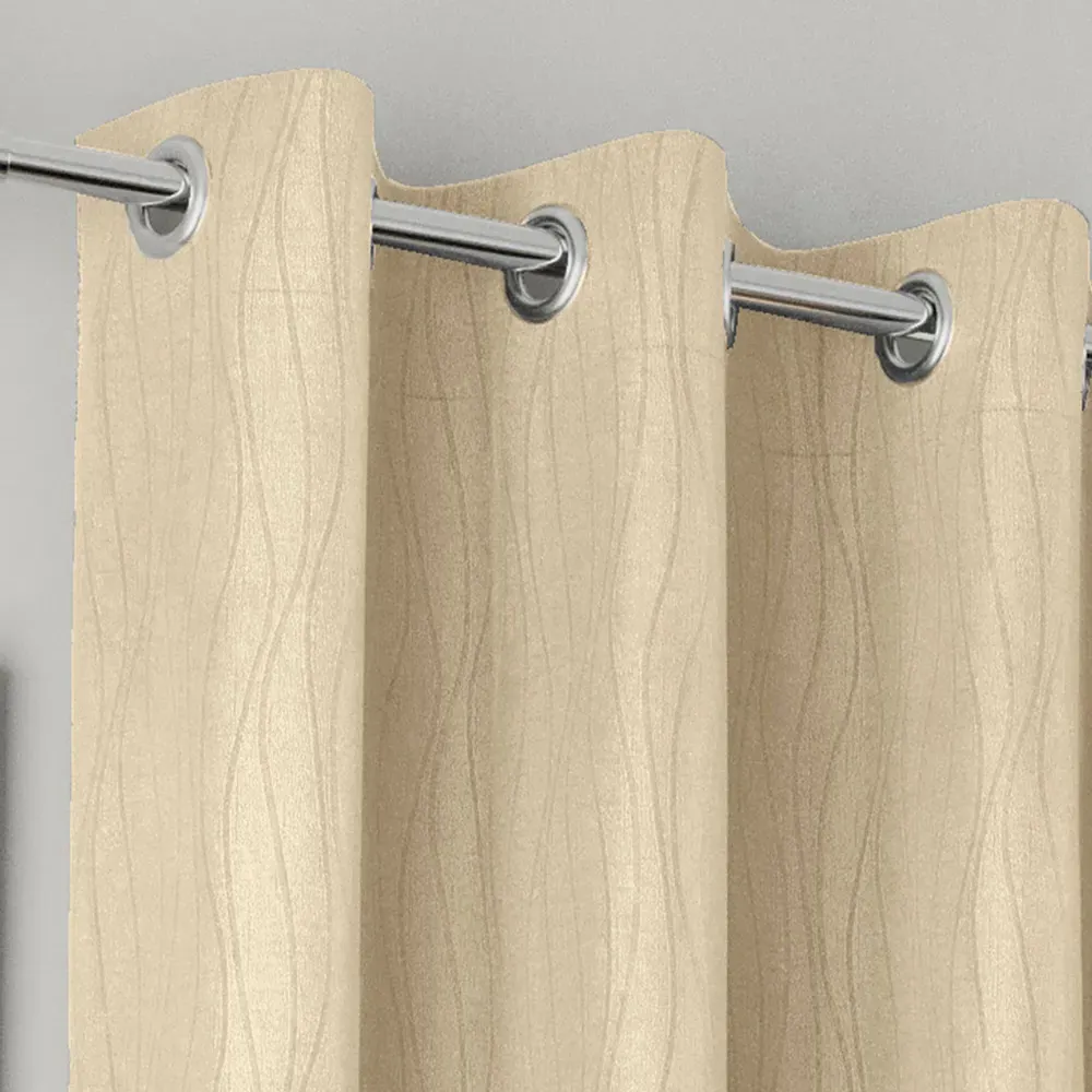 Goodwood Thermal Eyelet Curtains - Cream, Polyester