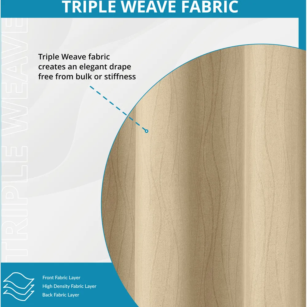 Goodwood Thermal Eyelet Curtains - Cream, Polyester