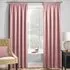 Matrix Thermal Pencil Pleat Curtains - Blush, Polyester