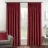 Oxford Thermal Blackout Pencil Pleat Curtains - Red, Velvet