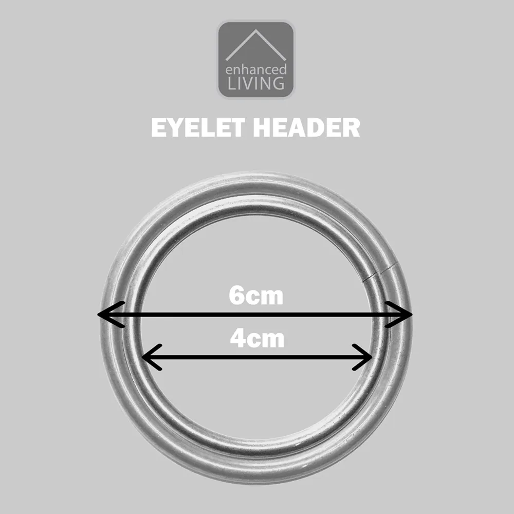 Savoy Thermal Blackout Eyelet Chenille Curtains - Sand