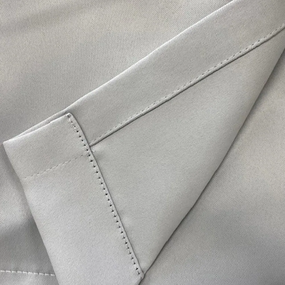 Supersoft Blackout Eyelet Thermal Curtains - Grey, Polyester