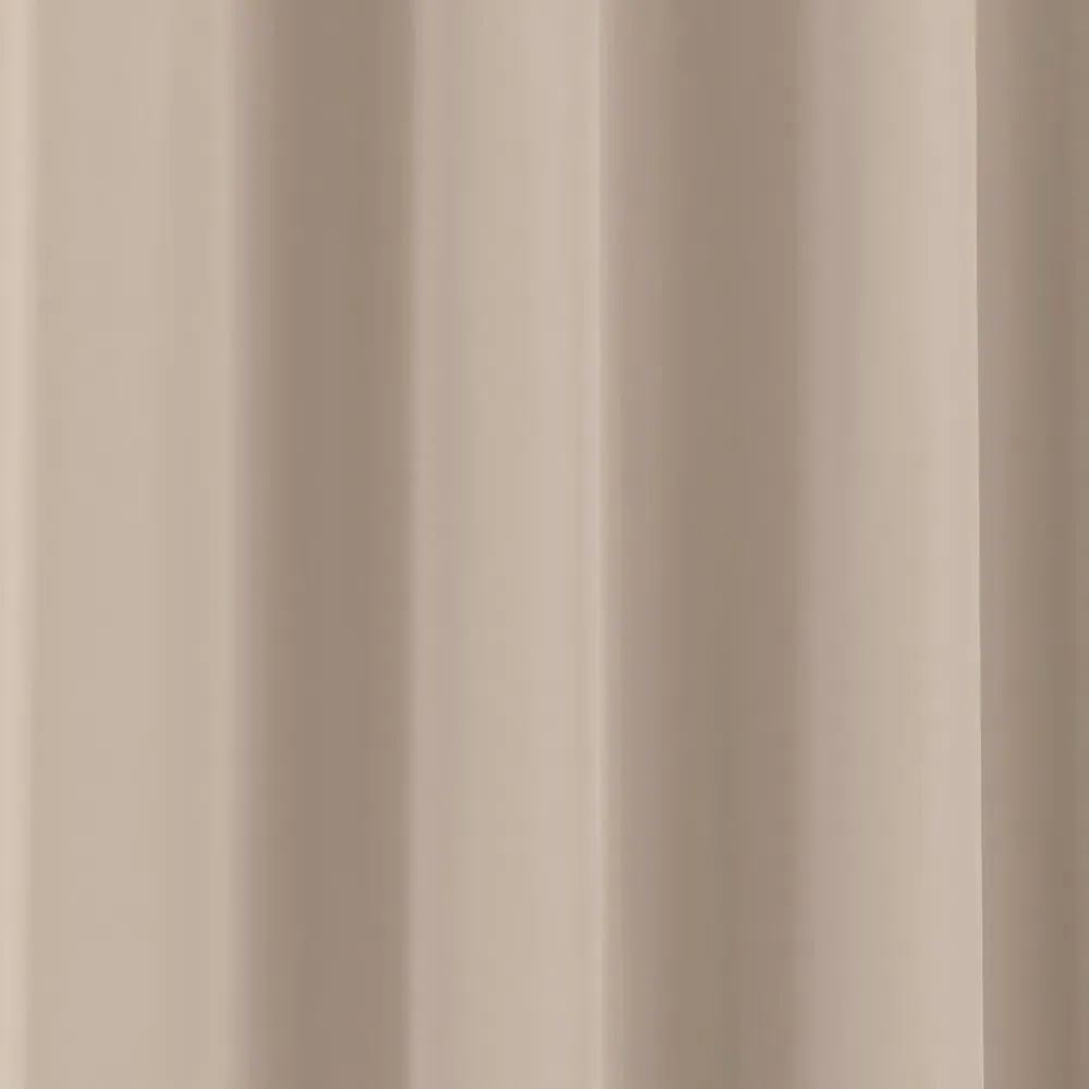 Supersoft Eyelet Thermal Door Curtain - Natural, Polyester