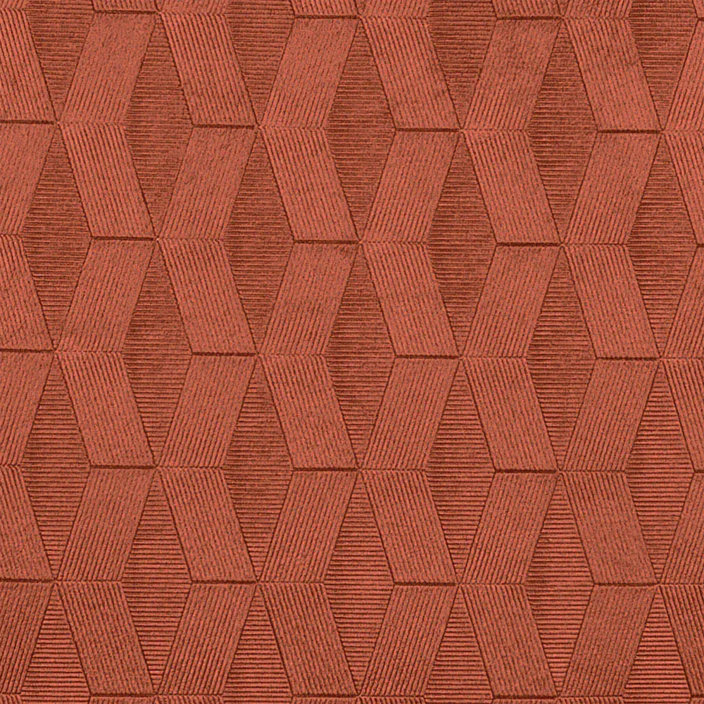 Tokyo Embossed Thermal Darkening Eyelet Curtains - Orange, Velvet