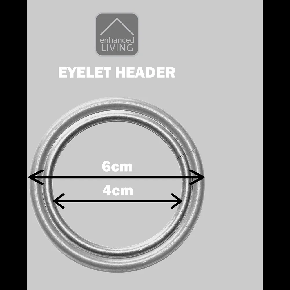 Tokyo Eyelet Curtains Room Darkening - Orange, Velvet