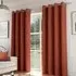Tokyo Eyelet Curtains Room Darkening - Orange, Velvet