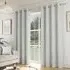 Tokyo Eyelet Curtains with Thermal Darkening - Grey, Velvet