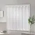 Vertical Pleated Parma Lace Blind - White