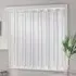 Vertical Pleated Parma Lace Blind - White