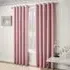 Vogue Thermal Blackout Eyelet Curtains - Blush, Polyester