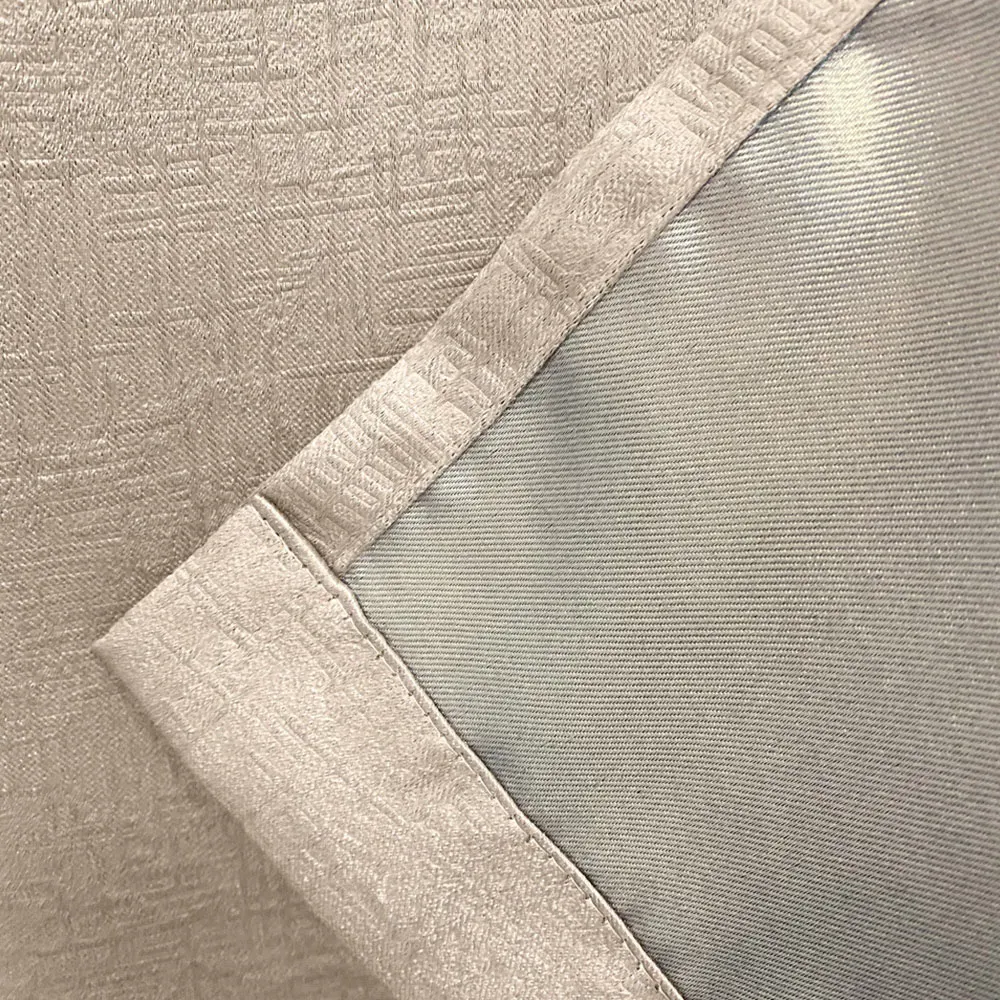 Vogue Thermal Blackout Eyelet Curtains - Cream, Polyester