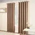 Vogue Thermal Blackout Eyelet Curtains - Latte, Polyester