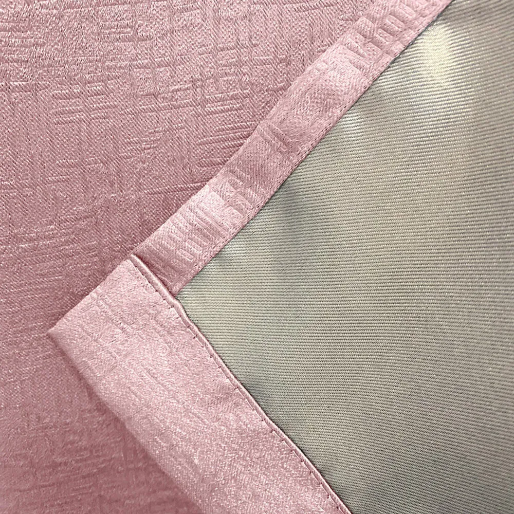 Vogue Thermal Blackout Eyelet Curtains - Pink, Polyester