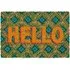 Astley Hello Door Mat - Multi, Coir