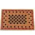 Astley Mosaic Door Mat - Orange, Coir