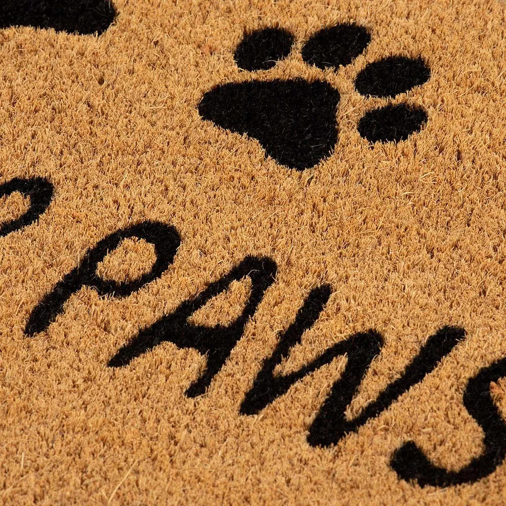 Astley Wipe Your Paws Door Mat - Brown, Coir