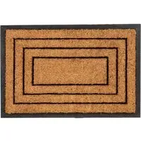 Chadderton Border Door Mat - Brown, Coir