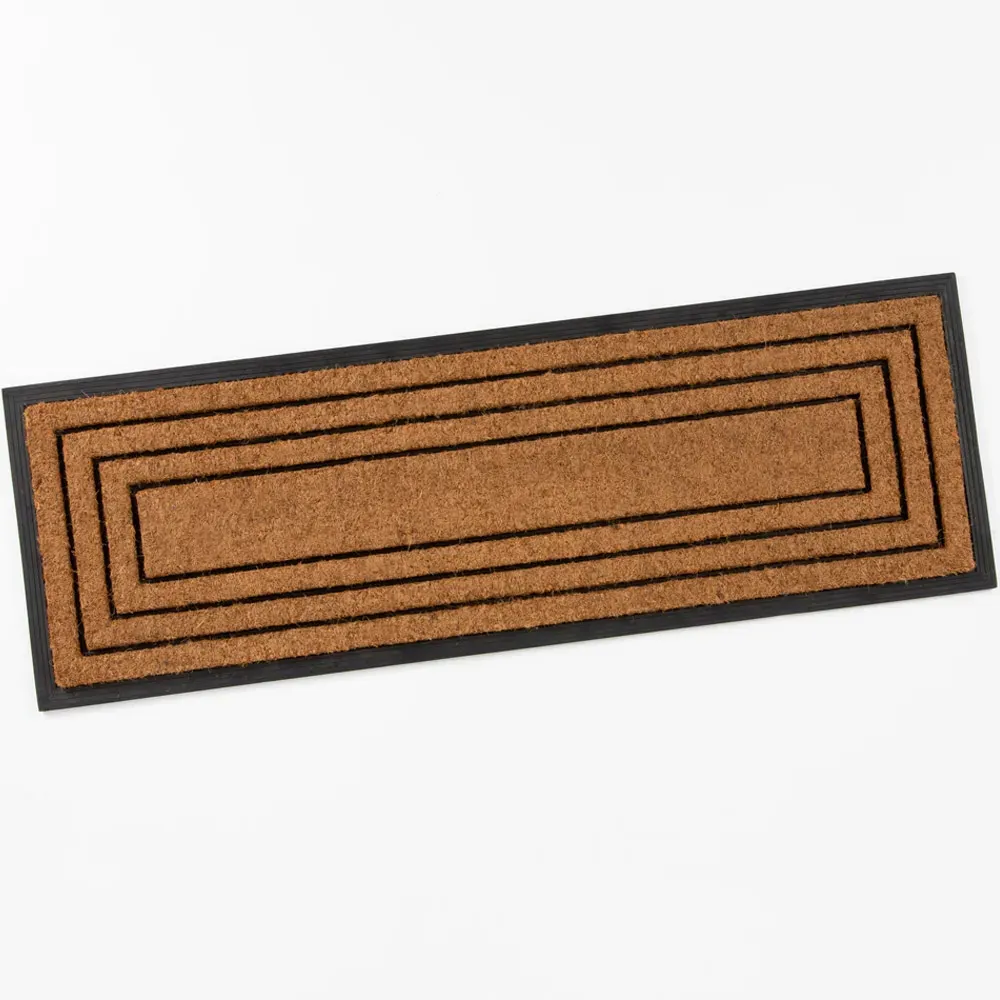 Chadderton Border Door Mat - Brown, Coir