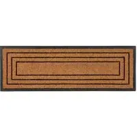 Chadderton Border Door Mat - Brown, Coir