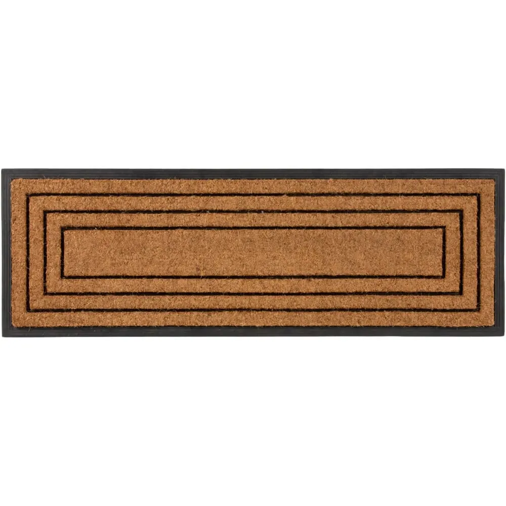 Chadderton Border Door Mat - Brown, Coir