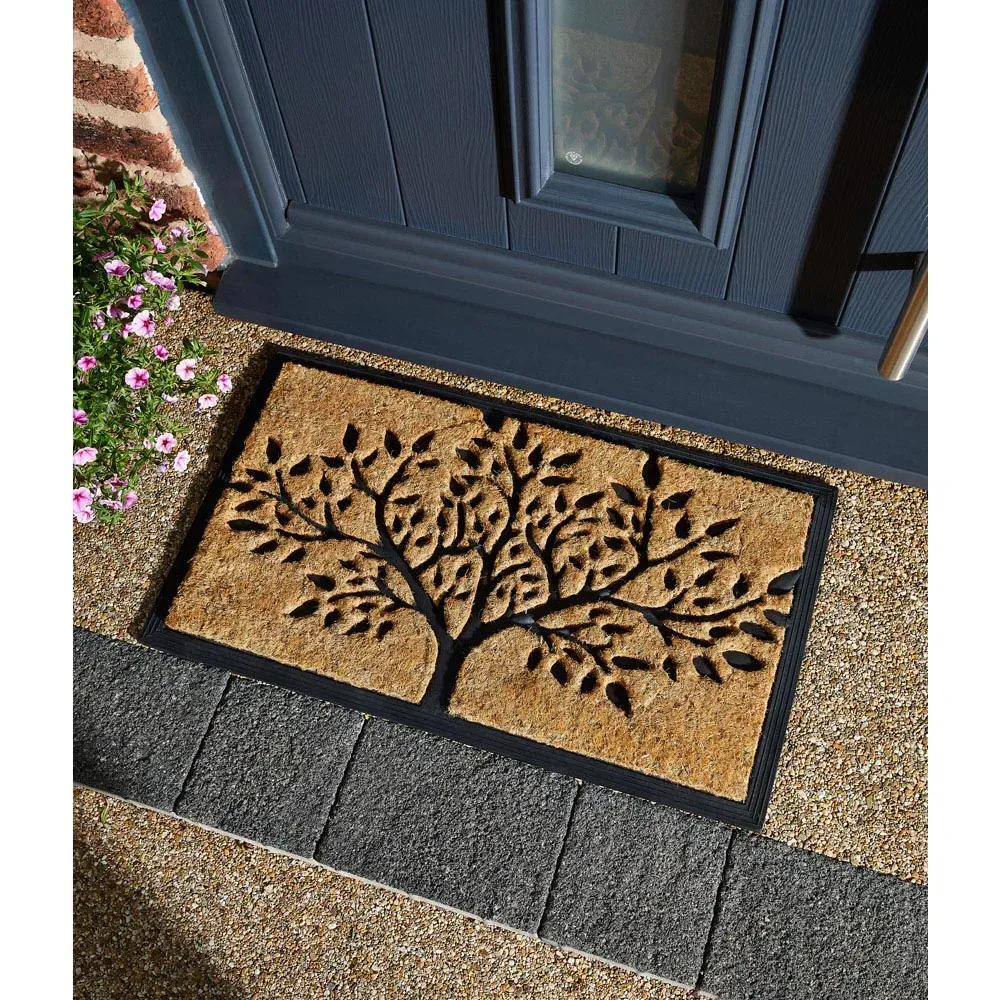 Chadderton Tree of Life Door Mat - Natural, Coir