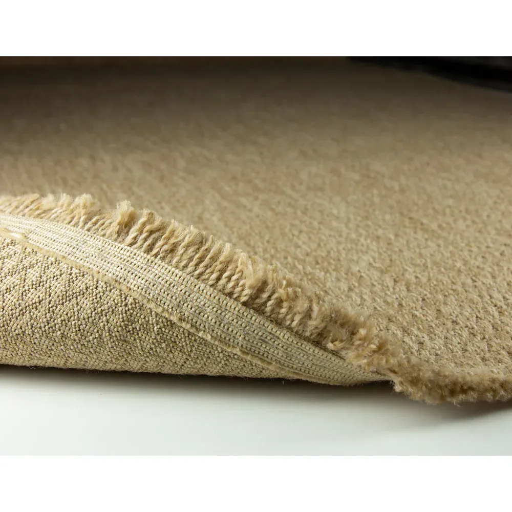 Jute Effect Twist Rug - Brown, Polypropylene