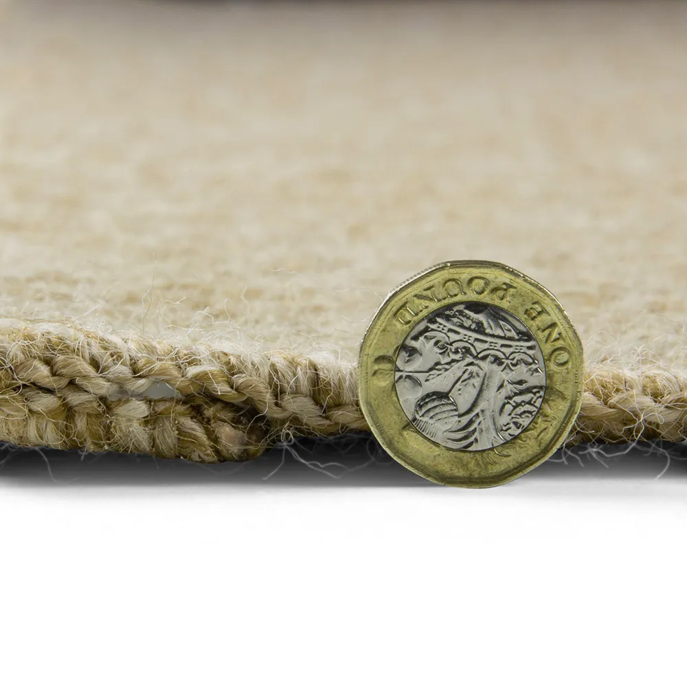 Jute Effect Twist Runner - Brown, Polypropylene