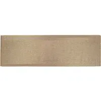 Jute Effect Weave Runner - Brown, Polypropylene