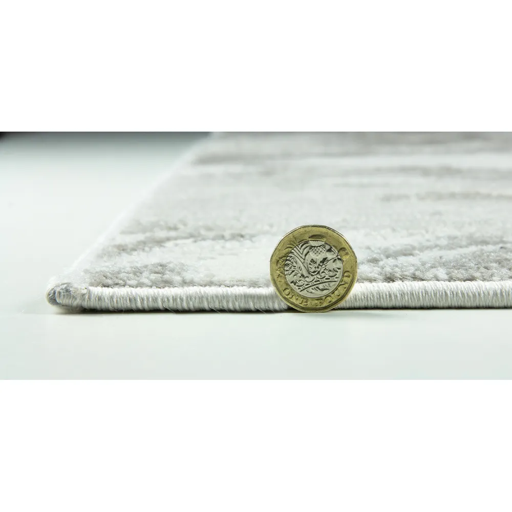 Muse Bahia Marble Rug - Grey, Polypropylene