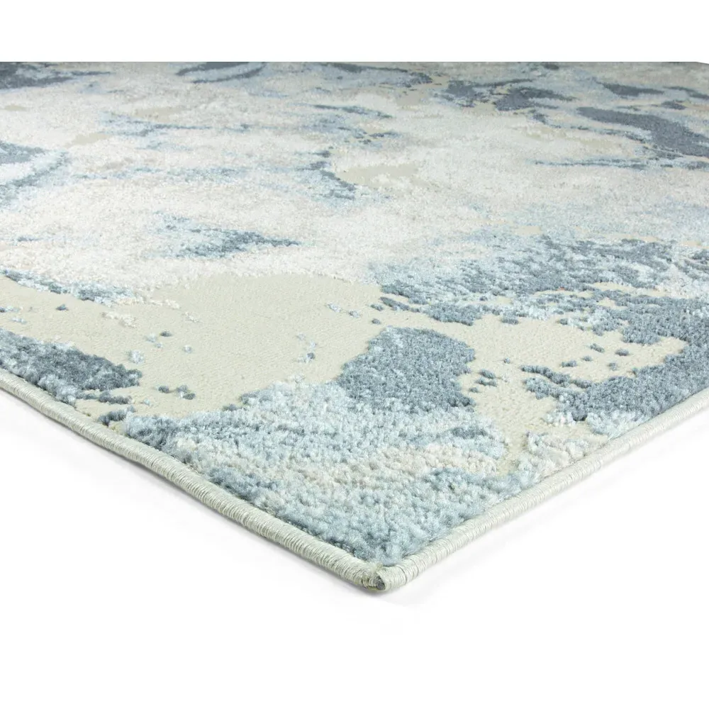 Muse Bahia Marble Rug - Navy, Polypropylene