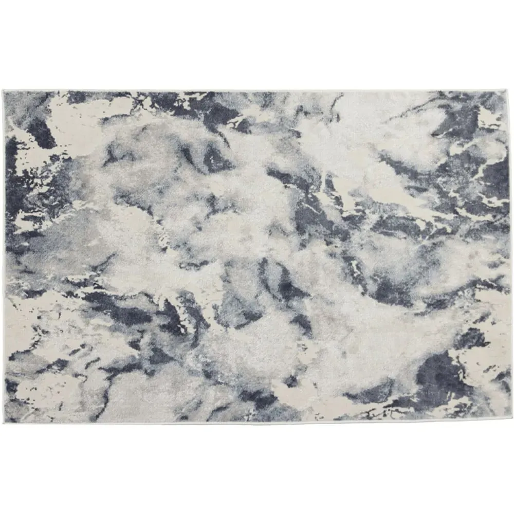 Muse Bahia Marble Rug - Navy, Polypropylene image