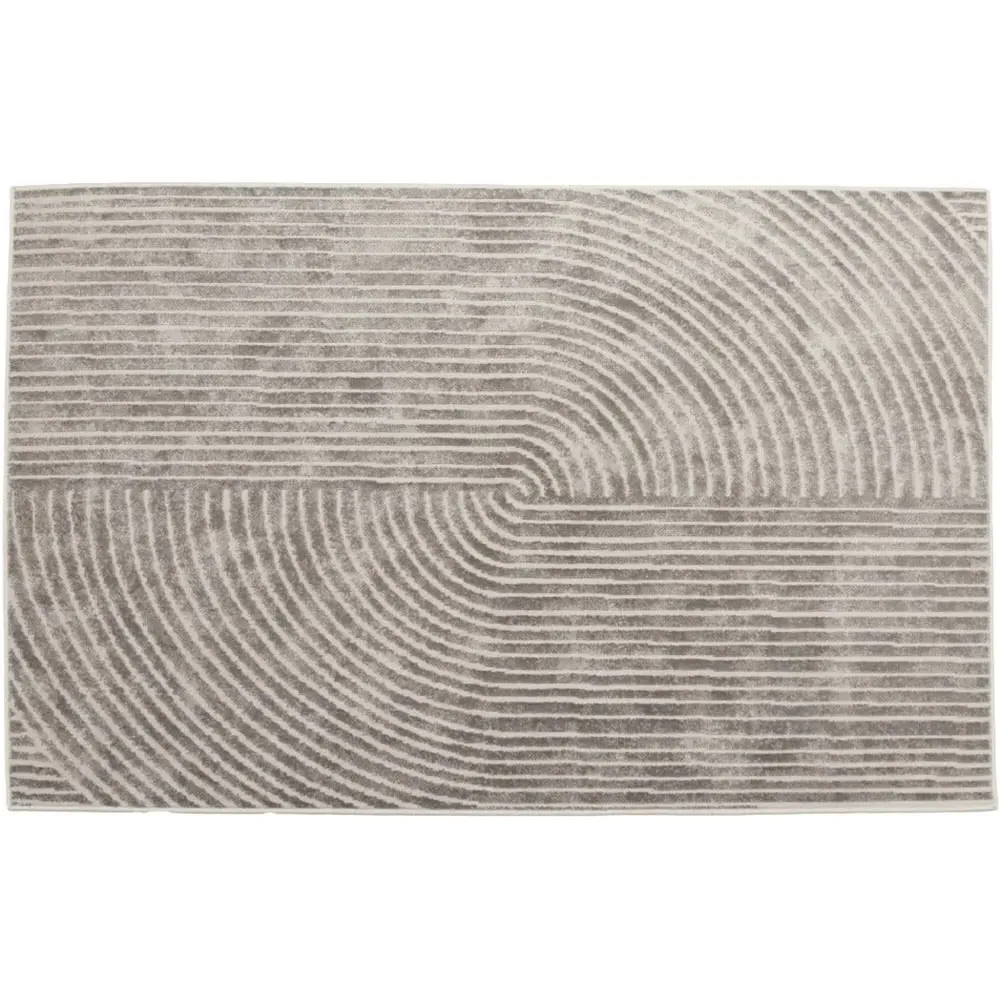 Muse Zen Large Rug - Grey, Polypropylene