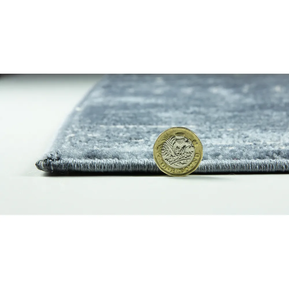 Muse Zen Large Rug - Navy, Polypropylene