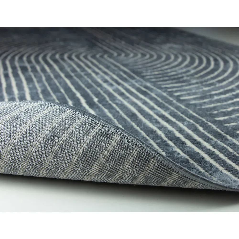 Muse Zen Large Rug - Navy, Polypropylene