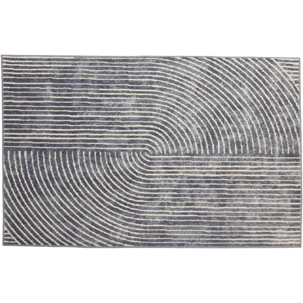 Muse Zen Large Rug - Navy, Polypropylene