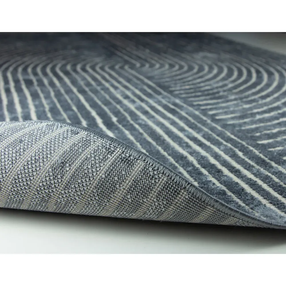 Muse Zen Medium Rug - Navy, Polypropylene