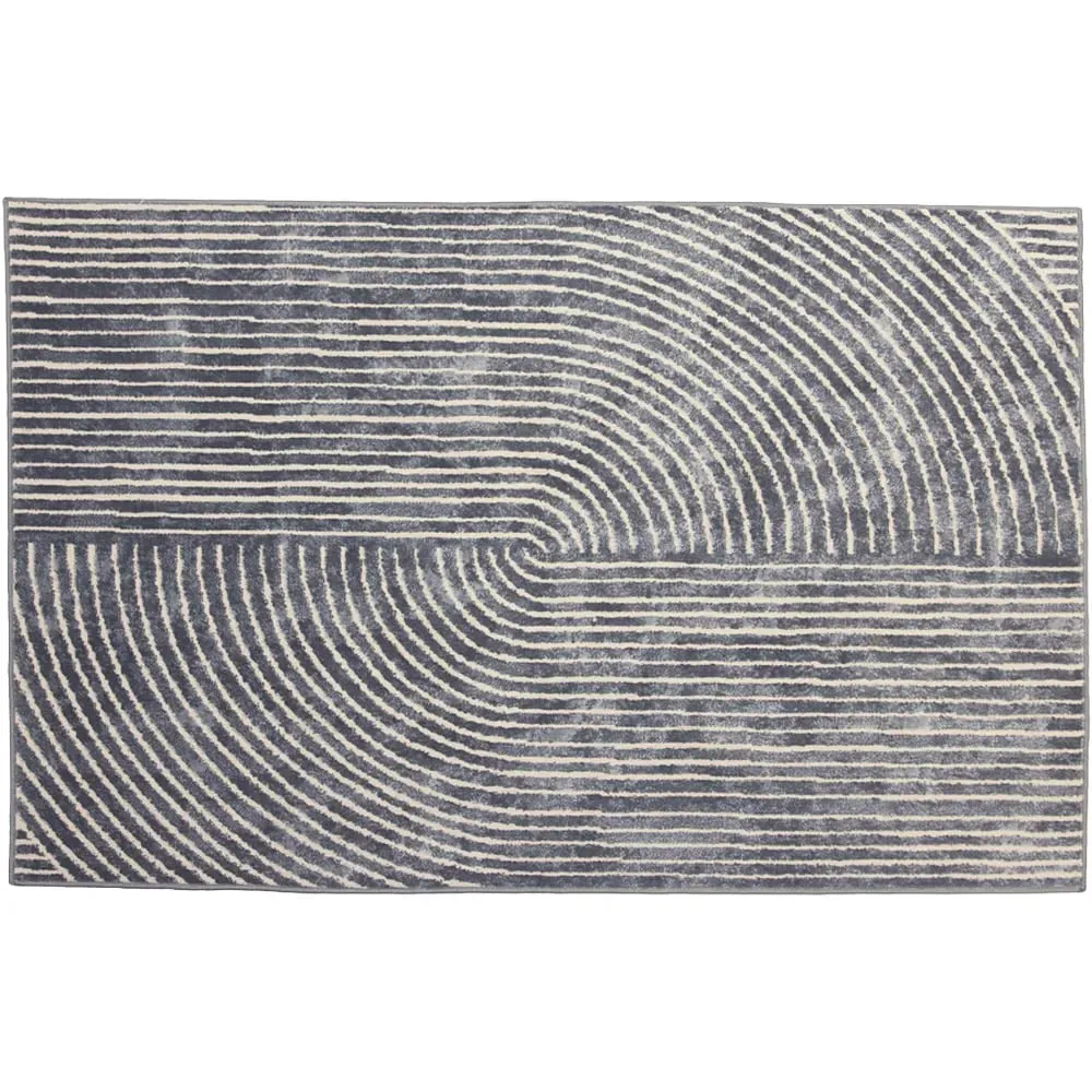 Muse Zen Medium Rug - Navy, Polypropylene