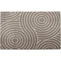 Rhythm Sculpt Rug - Cream, Polypropylene